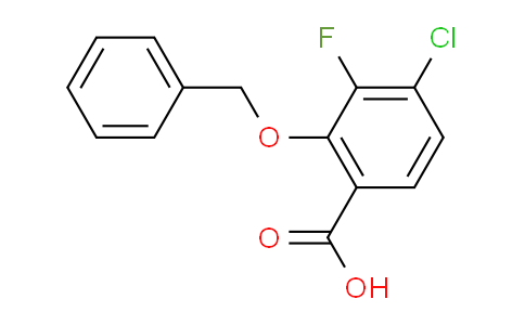 2-(Benzyloxy)-4-chloro-3-fluorobenzoic acid
