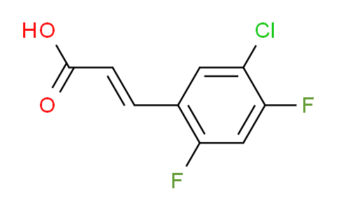 (E)-3-(5-氯-2,4-二氟苯基)丙烯酸