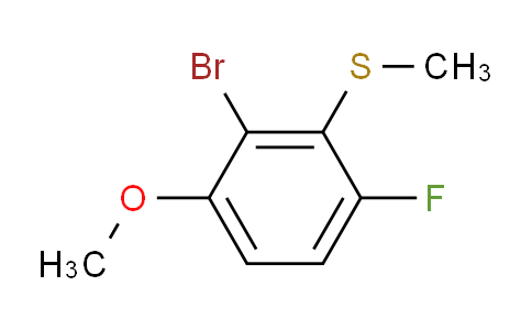 (2-Bromo-6-fluoro-3-methoxyphenyl)(methyl)sulfane