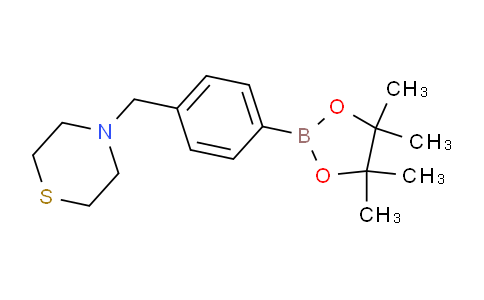 4-{[4-(Tetramethyl-1,3,2-dioxaborolan-2-yl)phenyl]methyl}thiomorpholine