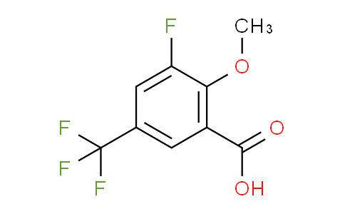 3-Fluoro-2-methoxy-5-(trifluoromethyl)benzoic acid