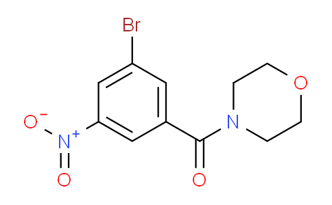 (3-Bromo-5-nitrophenyl)(morpholino)methanone