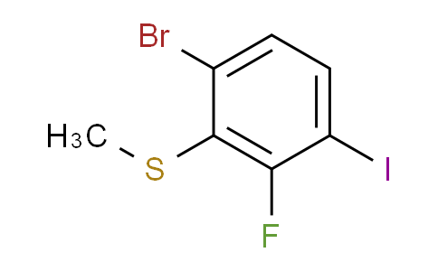 (6-Bromo-2-fluoro-3-iodophenyl)(methyl)sulfane