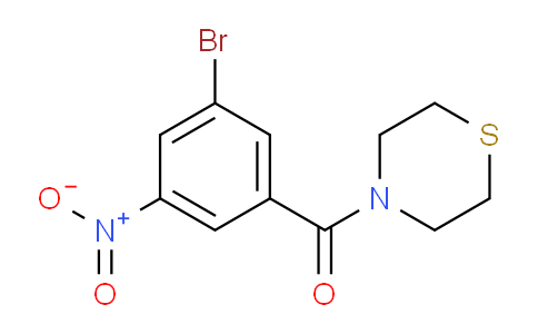 (3-Bromo-5-nitrophenyl)(thiomorpholino)methanone
