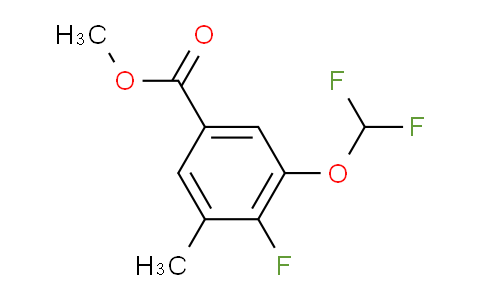 Methyl 3-(difluoromethoxy)-4-fluoro-5-methylbenzoate