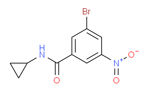 3-Bromo-N-cyclopropyl-5-nitrobenzamide