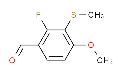 2-Fluoro-4-methoxy-3-(methylthio)benzaldehyde