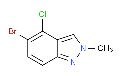 5-Bromo-4-chloro-2-methyl-2H-indazole