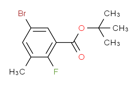 Tert-butyl 5-bromo-2-fluoro-3-methylbenzoate