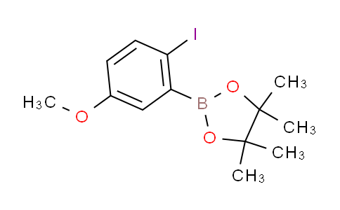 2-(2-Iodo-5-methoxyphenyl)-4,4,5,5-tetramethyl-1,3,2-dioxaborolane