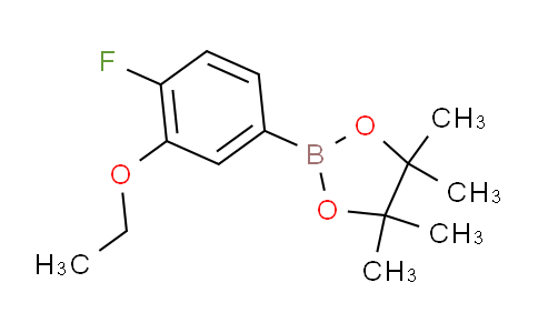 2-(3-Ethoxy-4-fluorophenyl)-4,4,5,5-tetramethyl-1,3,2-dioxaborolane
