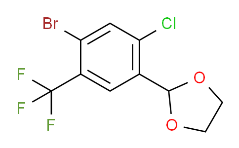 2-(4-Bromo-2-chloro-5-(trifluoromethyl)phenyl)-1,3-dioxolane