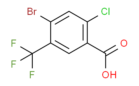 4-Bromo-2-chloro-5-(trifluoromethyl)benzoic acid