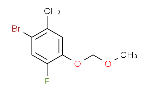 1-Bromo-5-fluoro-4-(methoxymethoxy)-2-methylbenzene