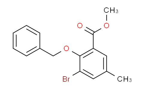 Methyl 2-(benzyloxy)-3-bromo-5-methylbenzoate