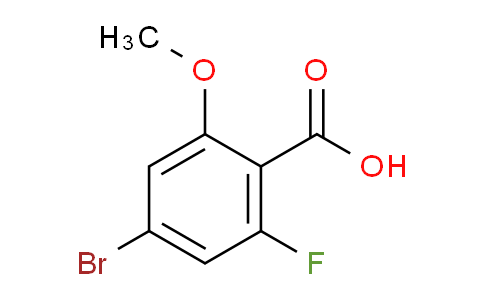 4-Bromo-2-fluoro-6-methoxybenzoic acid