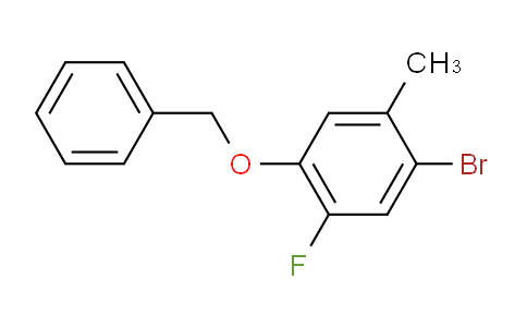 1-(Benzyloxy)-4-bromo-2-fluoro-5-methylbenzene