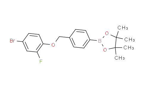 2-(4-((4-Bromo-2-fluorophenoxy)methyl)phenyl)-4,4,5,5-tetramethyl-1,3,2-dioxaborolane
