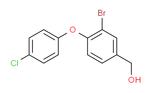 (3-Bromo-4-(4-chlorophenoxy)phenyl)methanol