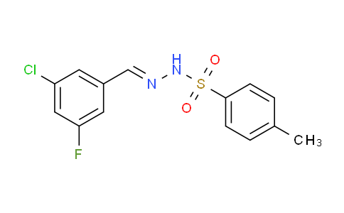 N'-(3-chloro-5-fluorobenzylidene)-4-methylbenzenesulfonohydrazide