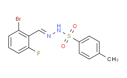 N'-(2-bromo-6-fluorobenzylidene)-4-methylbenzenesulfonohydrazide