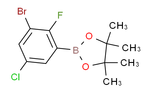 2-(3-Bromo-5-chloro-2-fluorophenyl)-4,4,5,5-tetramethyl-1,3,2-dioxaborolane