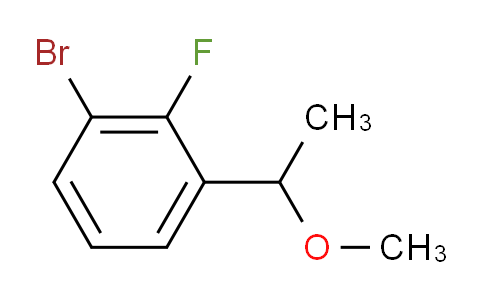 1-Bromo-2-fluoro-3-(1-methoxyethyl)benzene