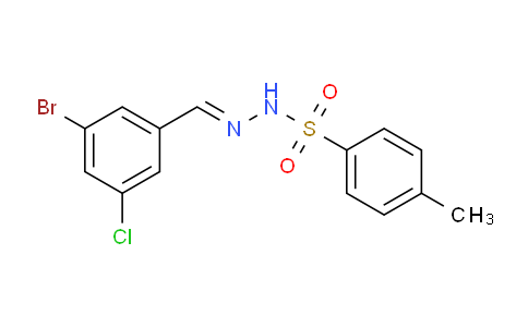 N'-(3-bromo-5-chlorobenzylidene)-4-methylbenzenesulfonohydrazide