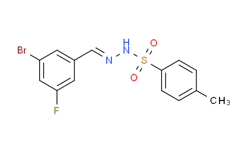 N'-(3-bromo-5-fluorobenzylidene)-4-methylbenzenesulfonohydrazide
