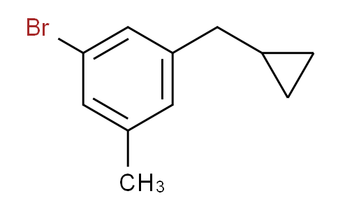 1-Bromo-3-(cyclopropylmethyl)-5-methylbenzene