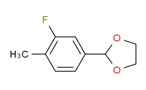 2-(3-fluoro-4-methylphenyl)-1,3-dioxolane