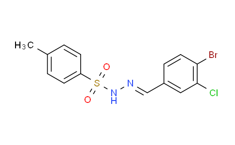 N'-(4-bromo-3-chlorobenzylidene)-4-methylbenzenesulfonohydrazide