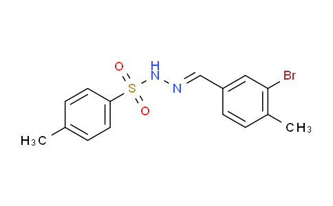 N'-(3-bromo-4-methylbenzylidene)-4-methylbenzenesulfonohydrazide