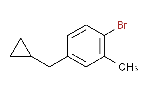 1-Bromo-4-(cyclopropylmethyl)-2-methylbenzene
