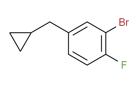 2-Bromo-4-(cyclopropylmethyl)-1-fluorobenzene