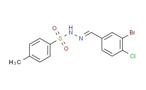 N'-(3-bromo-4-chlorobenzylidene)-4-methylbenzenesulfonohydrazide
