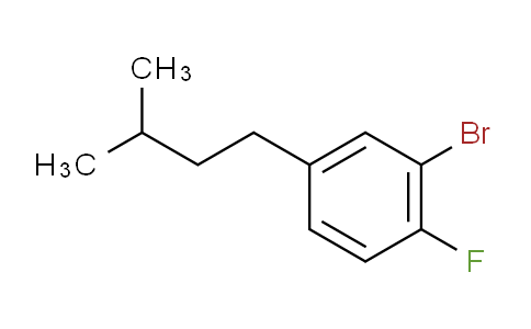 2-Bromo-1-fluoro-4-isopentylbenzene