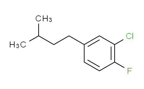 2-Chloro-1-fluoro-4-isopentylbenzene