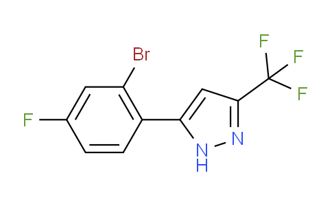 5-(2-bromo-4-fluorophenyl)-3-(trifluoromethyl)-1H-pyrazole