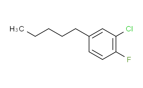 2-Chloro-1-fluoro-4-pentylbenzene