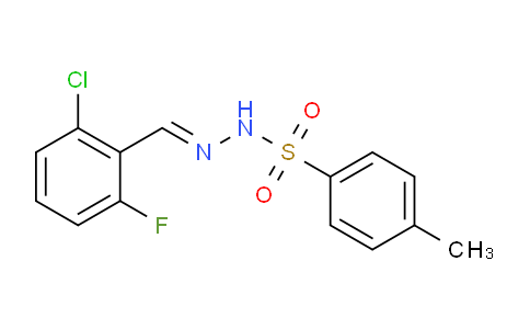 N'-(2-chloro-6-fluorobenzylidene)-4-methylbenzenesulfonohydrazide