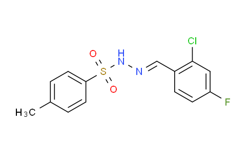 N'-(2-chloro-4-fluorobenzylidene)-4-methylbenzenesulfonohydrazide