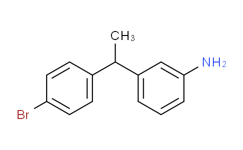3-(1-(4-bromophenyl)ethyl)aniline