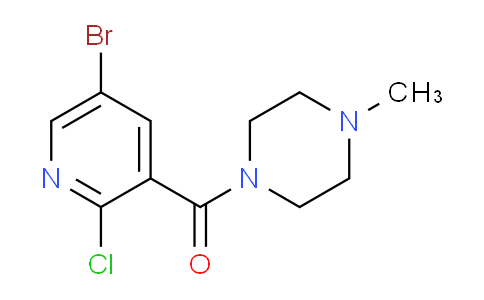 (5-Bromo-2-chloropyridin-3-yl)-(4-methylpiperazin-1-yl)-methanone