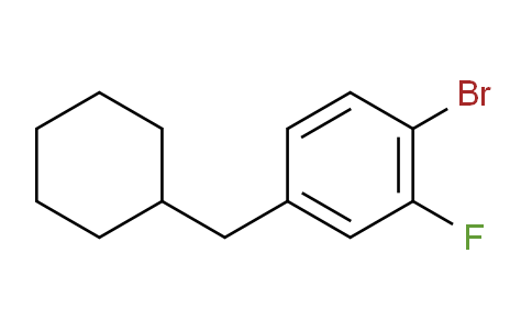 1-bromo-4-(cyclohexylmethyl)-2-fluorobenzene