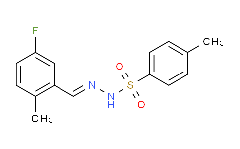 N'-(5-fluoro-2-methylbenzylidene)-4-methylbenzenesulfonohydrazide