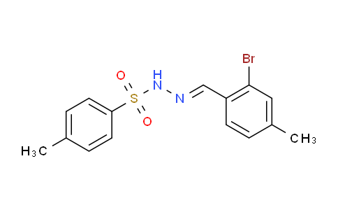 N'-(2-bromo-4-methylbenzylidene)-4-methylbenzenesulfonohydrazide