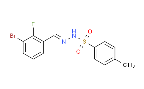 N'-(3-bromo-2-fluorobenzylidene)-4-methylbenzenesulfonohydrazide
