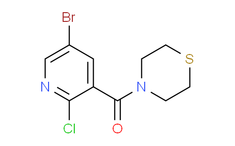 (5-Bromo-2-chloropyridin-3-yl)(thiomorpholino)methanone