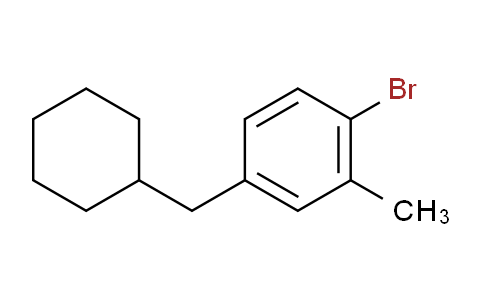 1-bromo-4-(cyclohexylmethyl)-2-methylbenzene